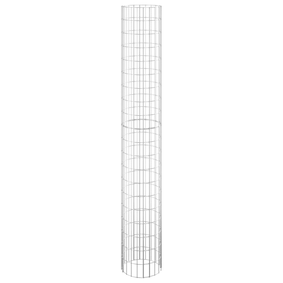 Circular Gabion Pole Galvanised Steel ?0x200 cm