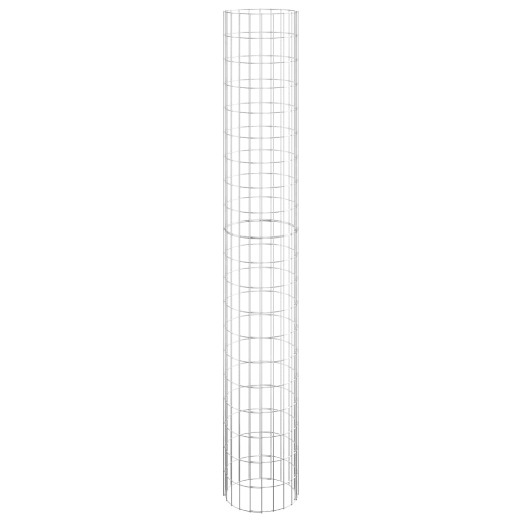 Circular Gabion Pole Galvanised Steel ?0x200 cm