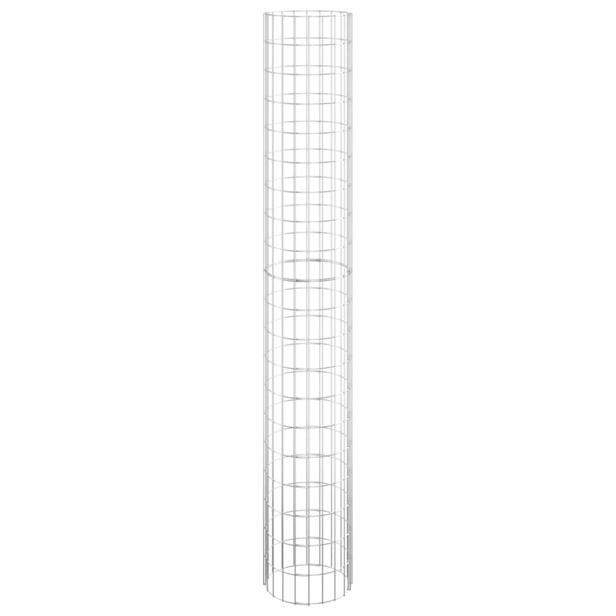 Circular Gabion Pole Galvanised Steel ?0x200 cm