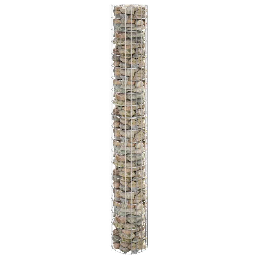 Circular Gabion Pole Galvanised Steel ?0x200 cm
