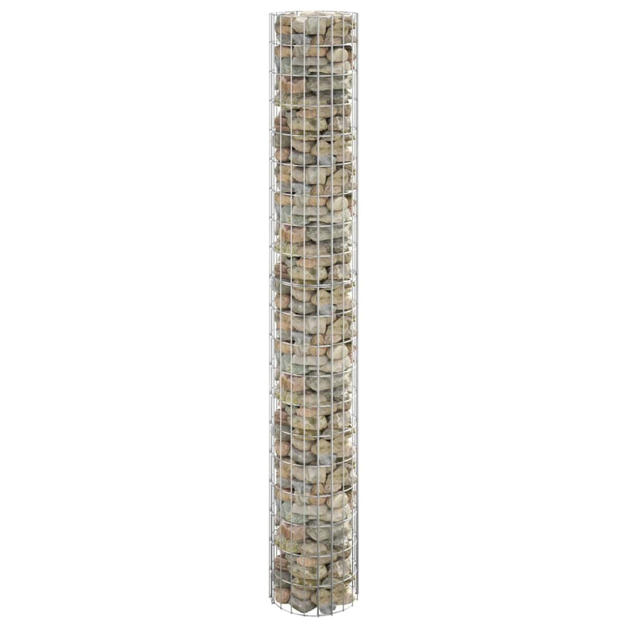 Circular Gabion Pole Galvanised Steel ?0x200 cm