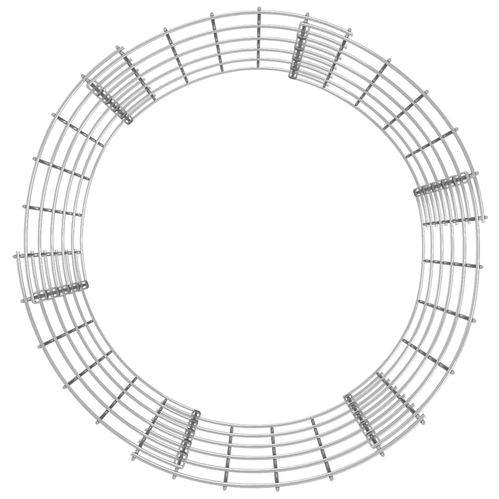 Circular Gabion Pole Galvanised Steel ?0x50 cm