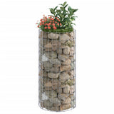 Circular Gabion Pole Galvanised Steel ?0x100 cm