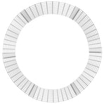 Circular Gabion Pole Galvanised Steel ?00x100 cm