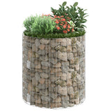 Circular Gabion Pole Galvanised Steel ?00x100 cm