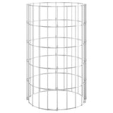 Circular Gabion Raised Beds 3 pcs Galvanised Steel Ø30x50 cm
