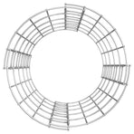 Circular Gabion Raised Beds 3 pcs Galvanised Steel Ø30x50 cm