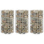 Circular Gabion Raised Beds 3 pcs Galvanised Steel Ø30x50 cm
