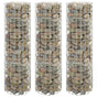 Circular Gabion Raised Beds 3 pcs Galvanised Steel Ø30x100 cm