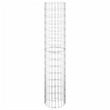 Circular Gabion Raised Beds 3 pcs Galvanised Steel Ø30x150 cm