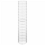 Circular Gabion Raised Beds 3 pcs Galvanised Steel Ø30x150 cm