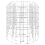 Gabion Raised Bed Galvanised Iron 120x50x50 cm - 45-Degree Angle