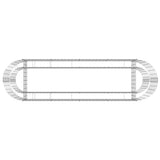 Gabion Raised Bed Galvanised Iron 190x50x50 cm