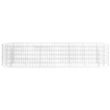 Gabion Raised Bed Galvanised Iron 260x50x50 cm