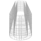 Gabion Raised Bed Galvanised Iron 330x50x50 cm - 45-Degree Angle