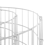 Gabion Raised Bed Galvanised Iron 400x50x50 cm - Close-Up Angle