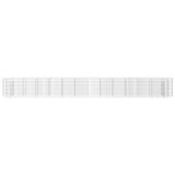Gabion Raised Bed Galvanised Iron 470x50x50 cm