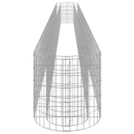Gabion Raised Bed Galvanised Iron 610x50x50 cm