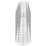 Gabion Raised Bed Galvanised Iron 400x50x100 cm