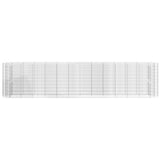 Gabion Raised Bed Galvanised Iron 470x50x100 cm