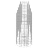 Gabion Raised Bed Galvanised Iron 470x50x100 cm - 45-Degree Angle