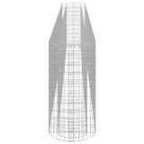 Gabion Raised Bed Galvanised Iron 540x50x100 cm