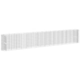 Gabion Raised Bed Galvanised Iron 610x50x100 cm