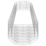 Gabion Raised Bed Galvanised Iron 400x100x50 cm