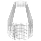 Gabion Raised Bed Galvanised Iron 500x100x50 cm - 45-Degree Angle