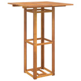 Bistro Table 75x75x110 cm Solid Wood Acacia - Front View