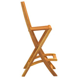 3 Piece Outdoor Bar Set Solid Wood Acacia - Low Angle