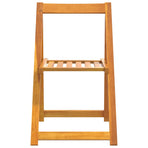 Folding Chairs 6 pcs Solid Wood Acacia