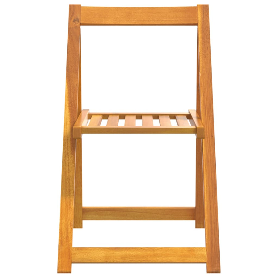 Folding Chairs 6 pcs Solid Wood Acacia