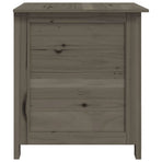 Outdoor Cushion Box Anthracite 50x50x56 cm Solid Wood Fir