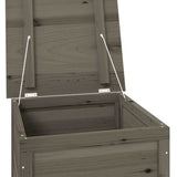 Outdoor Cushion Box Anthracite 50x50x56 cm Solid Wood Fir