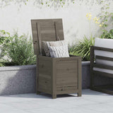 Outdoor Cushion Box Anthracite 50x50x56 cm Solid Wood Fir