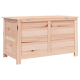 Outdoor Cushion Box 100x50x56 cm Solid Wood Fir - Rear View