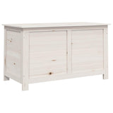 Outdoor Cushion Box White 100x50x56 cm Solid Wood Fir
