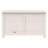 Outdoor Cushion Box White 100x50x56 cm Solid Wood Fir