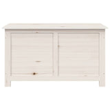 Outdoor Cushion Box White 100x50x56 cm Solid Wood Fir - Top-Down View