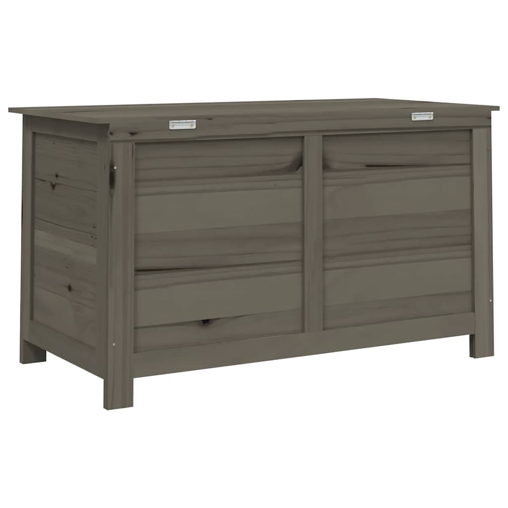 Outdoor Cushion Box Anthracite 100x50x56 cm Solid Wood Fir