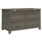 Outdoor Cushion Box Anthracite 100x50x56 cm Solid Wood Fir