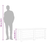 Outdoor Cushion Box 150x50x56 cm Solid Wood Fir - Extra Image