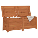 Outdoor Cushion Box Brown 150x50x56 cm Solid Wood Fir