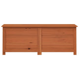 Outdoor Cushion Box Brown 150x50x56 cm Solid Wood Fir - Top-Down View