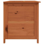 Outdoor Cushion Box Brown 150x50x56 cm Solid Wood Fir