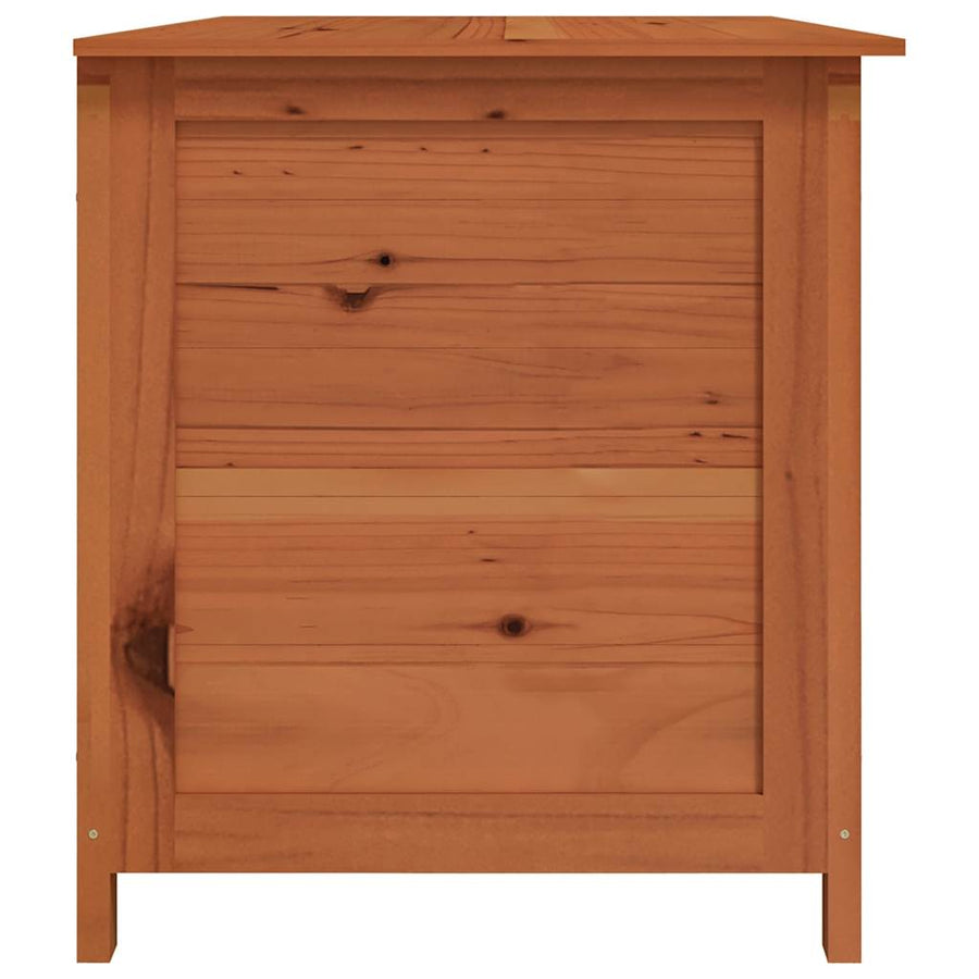 Outdoor Cushion Box Brown 150x50x56 cm Solid Wood Fir