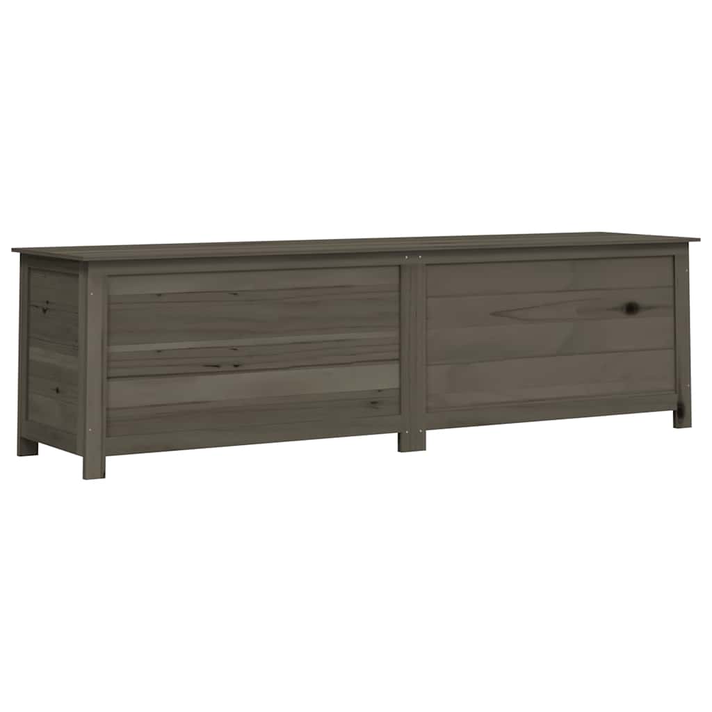 Outdoor Cushion Box Anthracite 200x50x56 cm Solid Wood Fir
