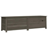 Outdoor Cushion Box Anthracite 200x50x56 cm Solid Wood Fir