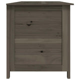 Outdoor Cushion Box Anthracite 200x50x56 cm Solid Wood Fir